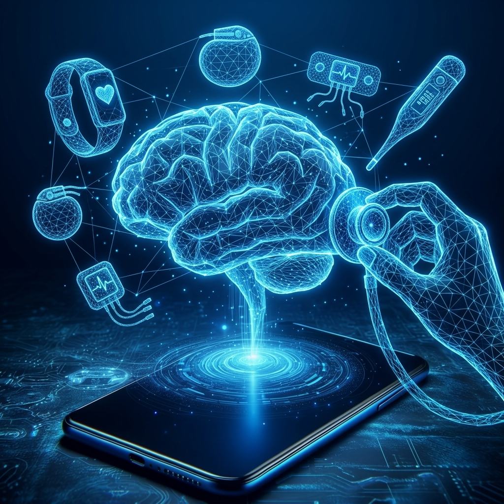 Brain and medical devices visualization